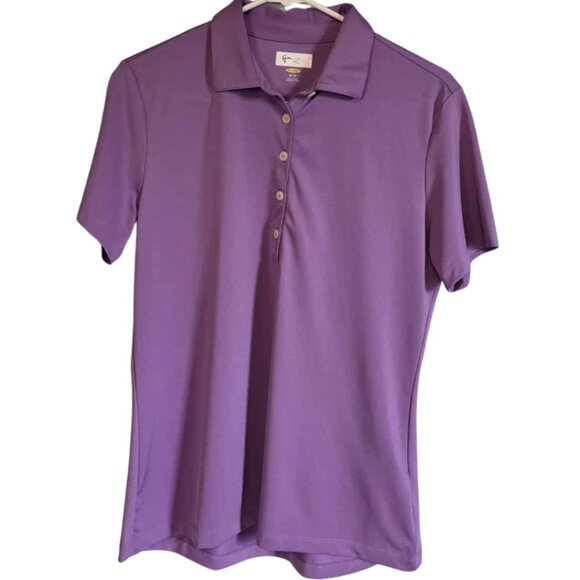 EUC Greg Norman Play Dry Short Sleeve Polo Shirt - Picture 1 of 4